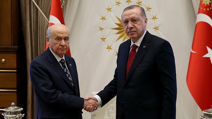 Zgjedhjet në Turqi, Bahçeli uron presidentin Erdoğan