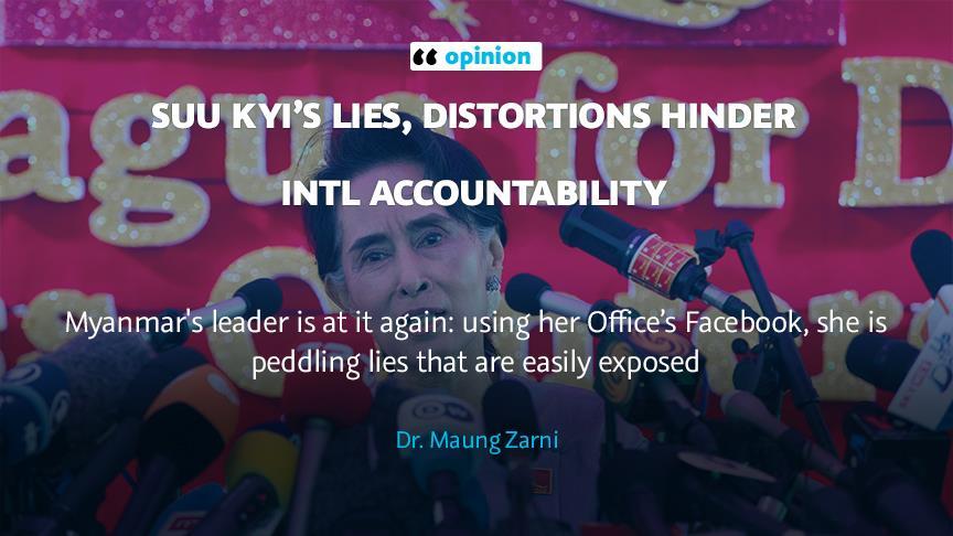 Suu Kyi’s lies, distortions hinder intl accountability
