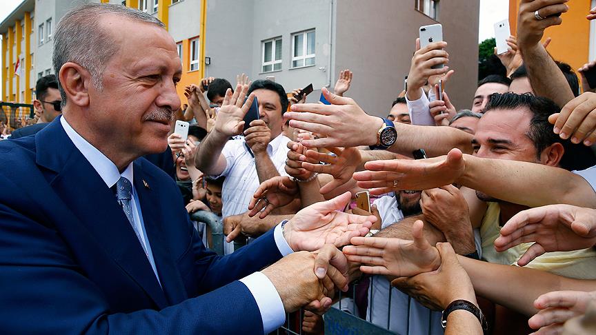 Cumhurbaşkanı Erdoğan: Şu anda sakin halde devam eden bir seçim var