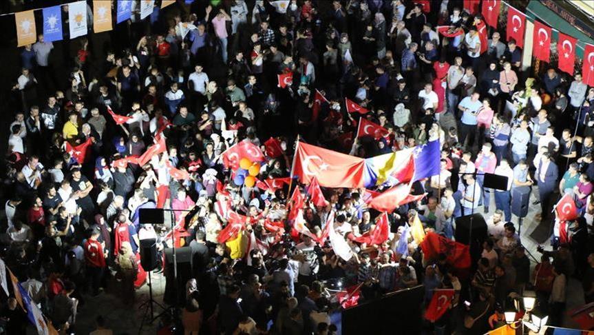 Во Македонија, Албанија и Косово прослава по повод изборната победа на Ердоган