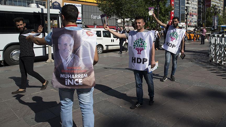 CHP'nin birinci çıktığı 5 batı ilinde HDP'nin oyu arttı