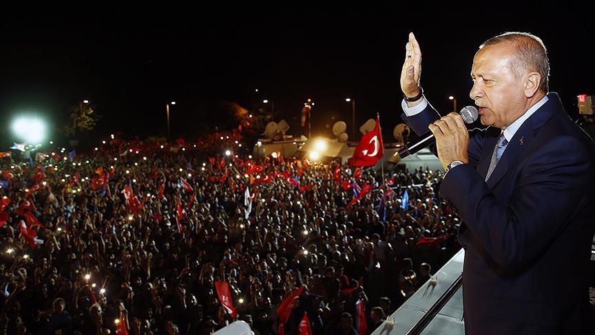 Erdoğan zaferini ilan etti'
