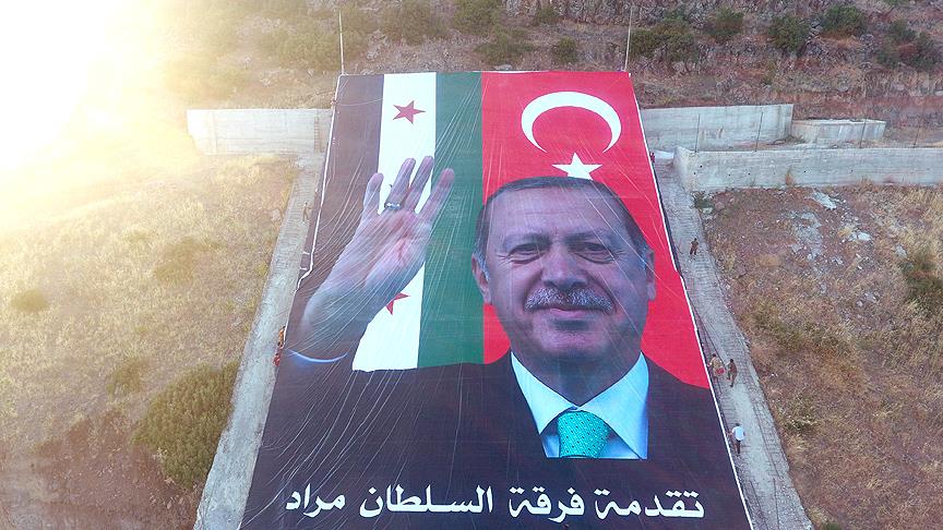 ÖSO'dan Erdoğan'a dev posterle tebrik