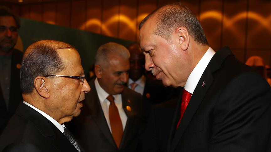 Lübnan Cumhurbaşkanı Avn'dan Erdoğan'a tebrik mesajı