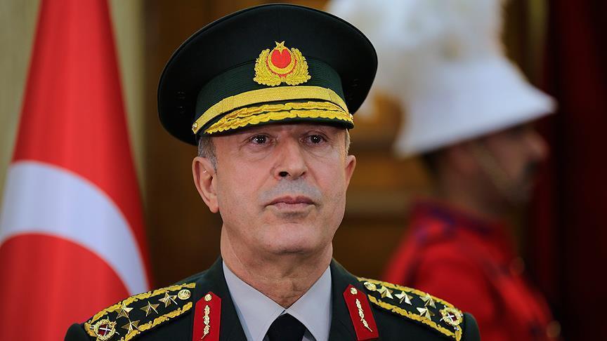 Turkish army chief, NATO general discuss Manbij roadmap