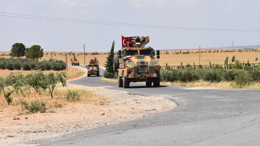 Turkish army conducts 6th round of patrols in Manbij