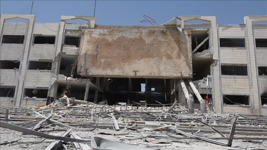 В результате авиаудара в Сирии разрушена больница