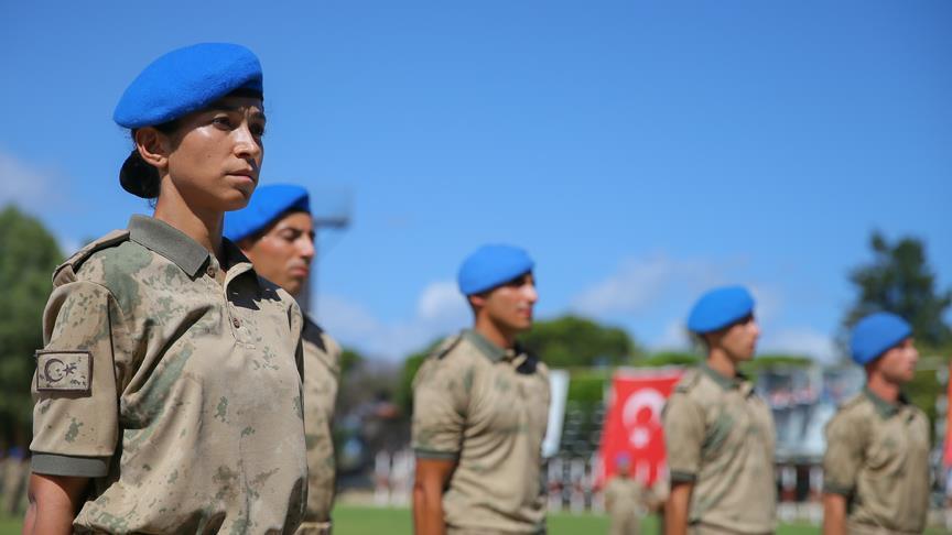 Turk woman cadet graduates ranking first