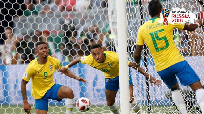 World Cup: Brazil defeat Mexico 2-0, advance to last 8