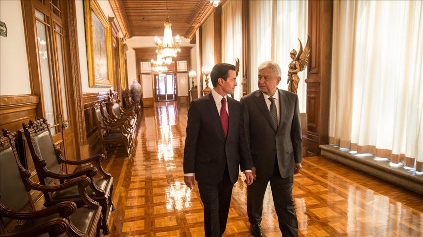 México: Peña Nieto recibió al electo presidente Andrés López Obrador