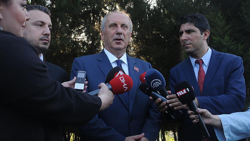 Turquie: Ince souhaite devenir président du CHP