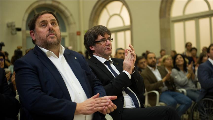 Inicia traslado de Madrid a Cataluña de líderes independentistas 
