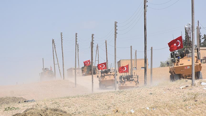 Turkish army conducts 9th round of patrols in Manbij