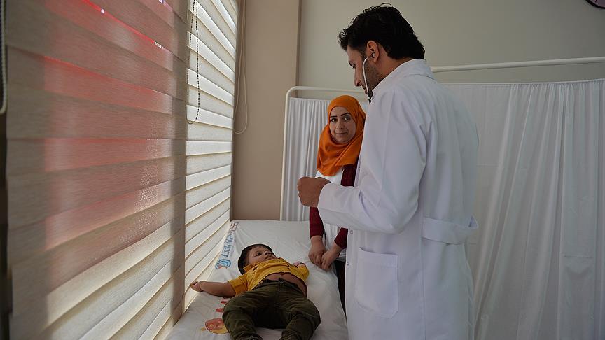 Suriyeli sığınmacılar Sıhhat Projesi ile şifa buluyor