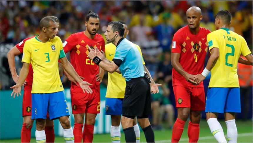 قدم: 8 أرقام شهدتها مباراة بلجيكا والبرازيل في المونديال 