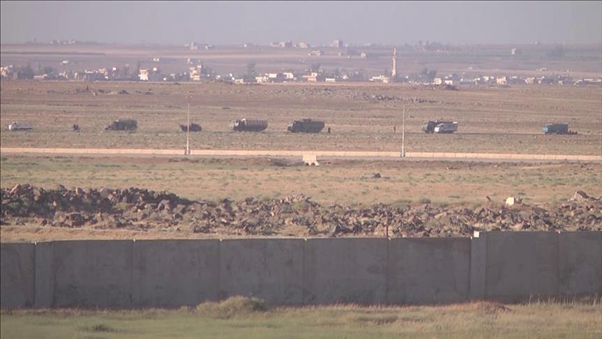 Российский военный конвой подошел к границе Иордании