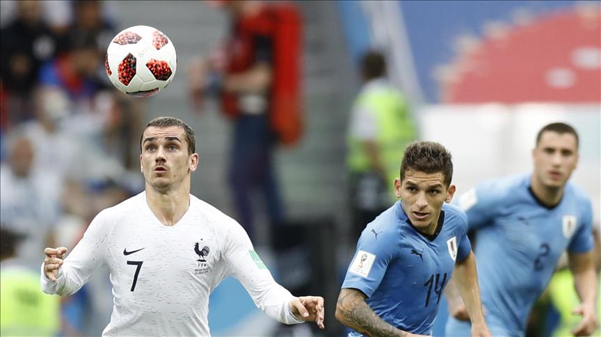 CM2018-¼ de finale : France-Uruguay : 2-0 (Fiche Technique)