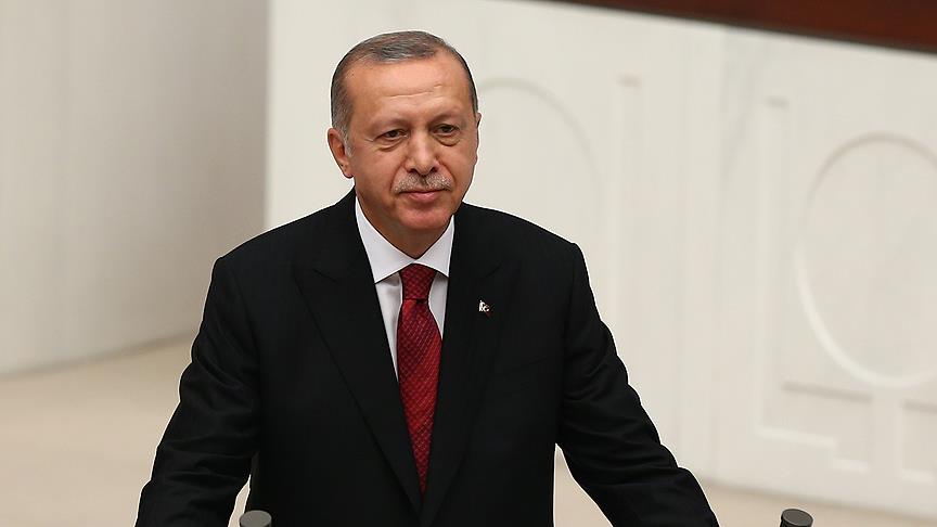 CumhurbaÅkanı ErdoÄan yemin etti