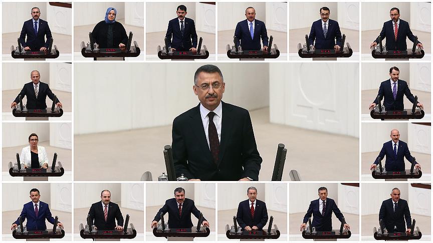 Turkey's new vice president sworn into office
