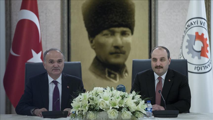 Sanayi ve Teknoloji Bakanlığında devir teslim