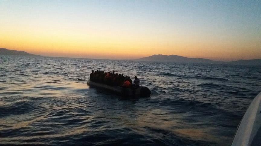 نجات 90 پناهجو توسط گارد ساحلی ترکیه در دریای اژه