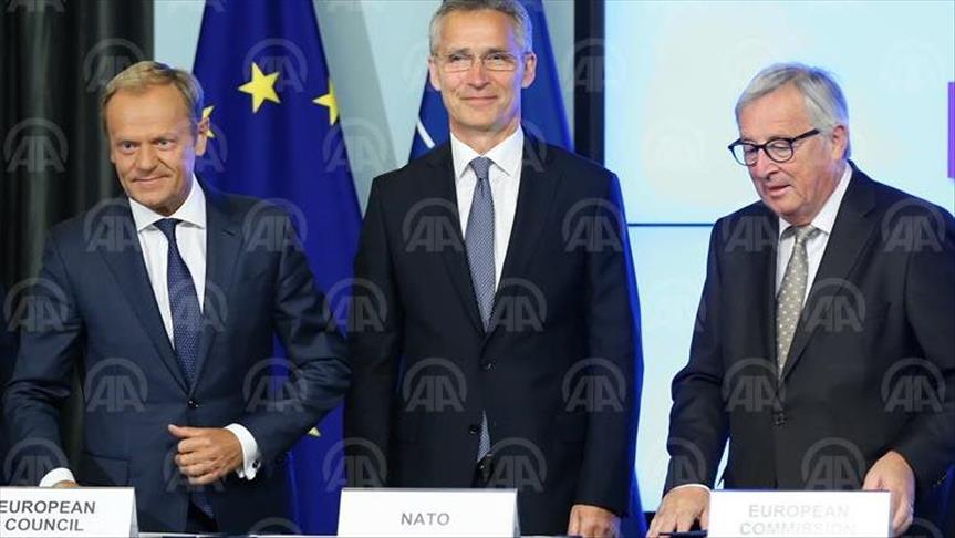 EU, NATO sign joint declaration to boost cooperation