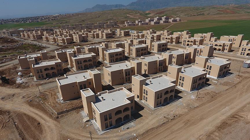 Silopi'de terör mağdurlarının konutları tamamlanma aşamasında  