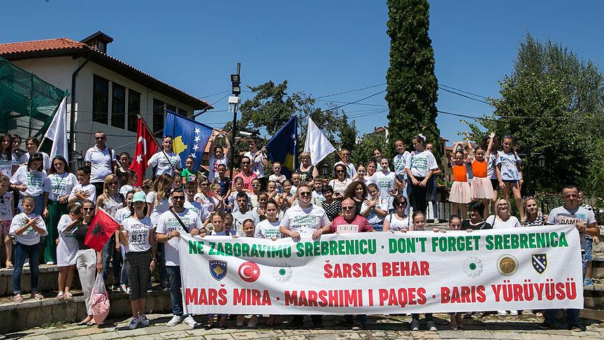 Srebrenitsa soykırımı kurbanları Kosova ve Makedonya'da anıldı