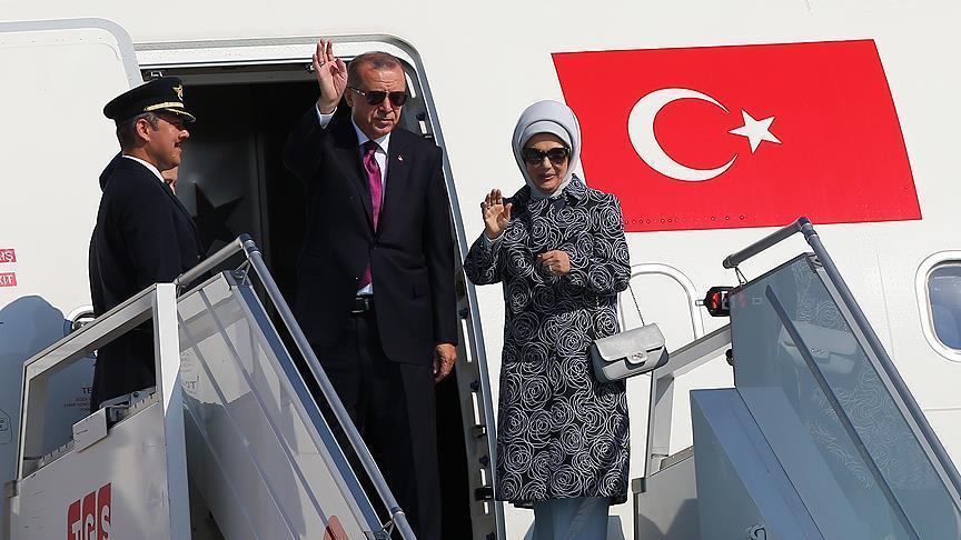 أردوغان يعود إلى أنقرة بعد مشاركته بقمة "الناتو" في بروكسل