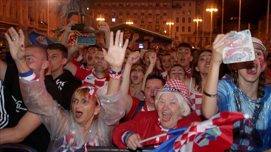 Hırvatistan tarihi zaferi coşkuyla kutluyor