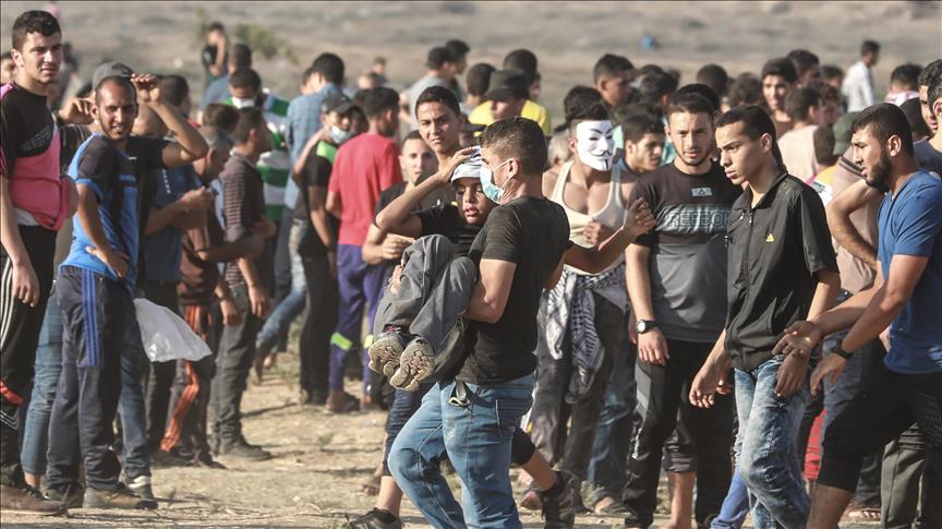 İsrail askerleri Gazze sınırında 1 Filistinli çocuğu şehit etti