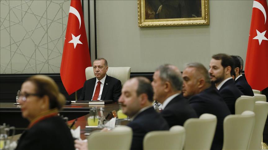 Turkey First Cabinet Meeting Starts