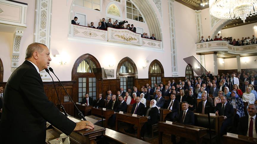 CumhurbaÅkanı ErdoÄan konuÅuyor: Milli iradenin üzerinde hiçbir fani güç tanımıyoruz