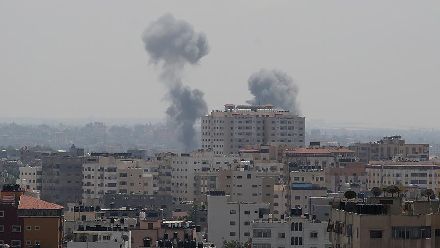 İsrail'den Gazze'ye hava saldırısı İsrail'den Gazze'ye hava saldırısı