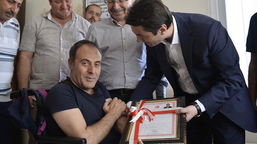 15 Temmuz Gazisine Ev Surprizi