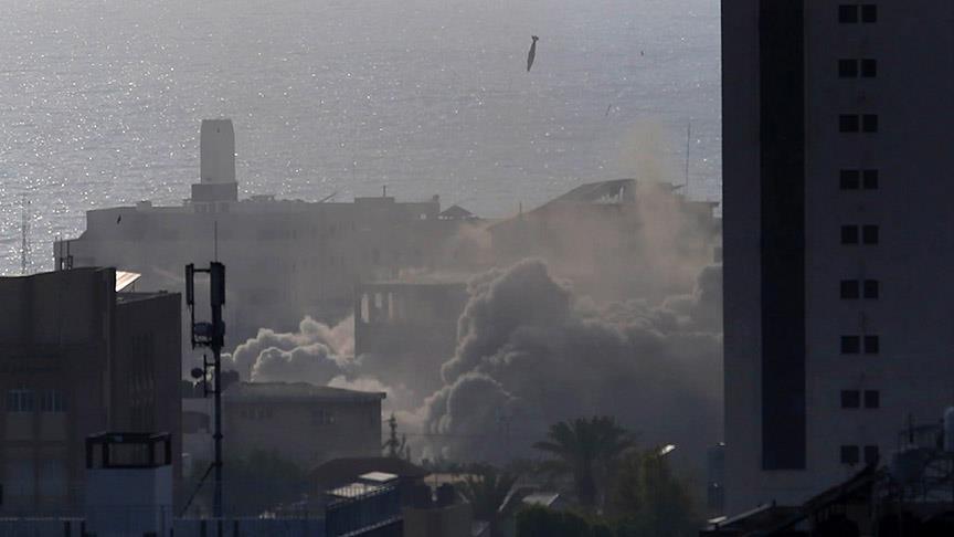  İsrail'in hava saldırısı "Gazze'deki Sanat Köyü'nü" vurdu