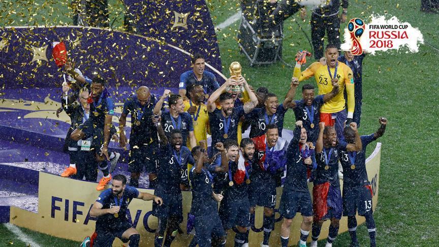 فرنسا بطل العالم للمرة الثانية بعد غياب 20 عامًا 