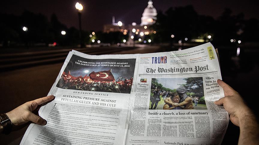 Читателей The Washington Post предупредили по поводу FETÖ 