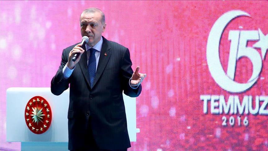 Erdogan: Aucune force n'empêchera la Turquie de poursuivre son chemin 