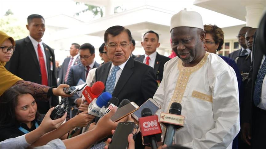 Jusuf Kalla terima kunjungan kehormatan Wapres Gambia