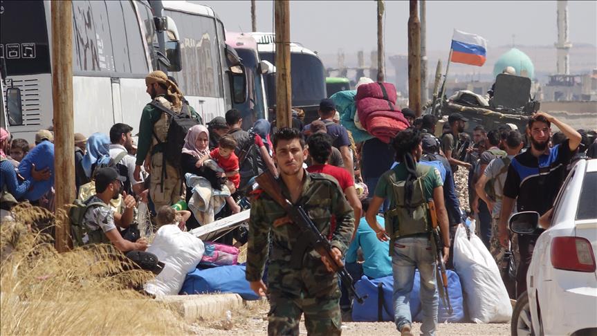 Siria: empieza la ola de inmigración desde Daraa hacia Idlib