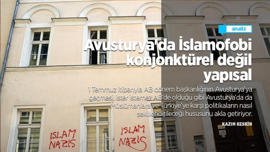 Avusturya'da İslamofobi konjonktürel değil yapısal