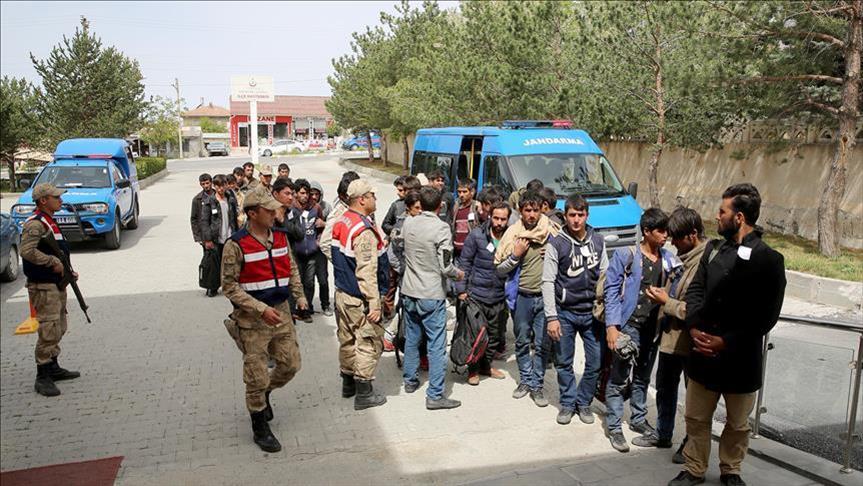 Nearly 270 undocumented migrants held across Turkey