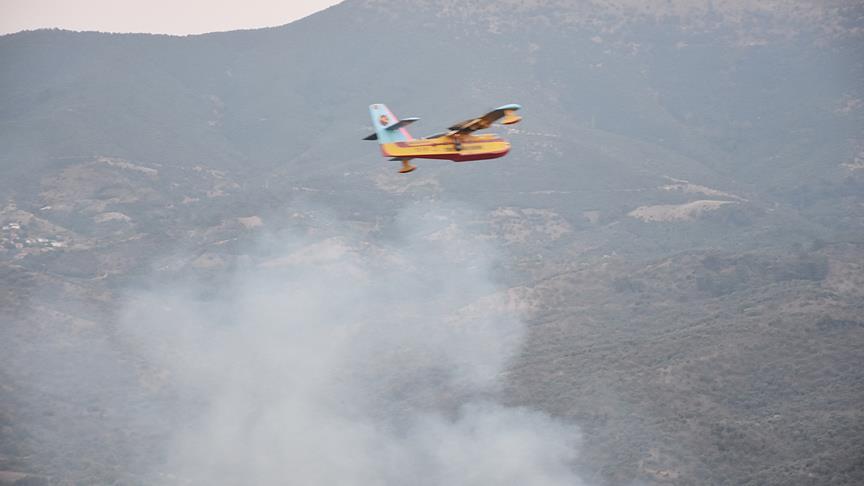 İzmir'deki orman yangını kısmen kontrol altına alındı