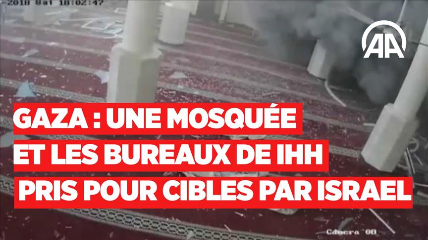 Gaza : Une mosquée et les bureaux de IHH pris pour cibles par Israel