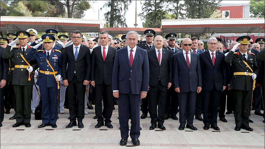 احتفال رسمي في قبرص التركية بذكرى عملية السلام العسكرية