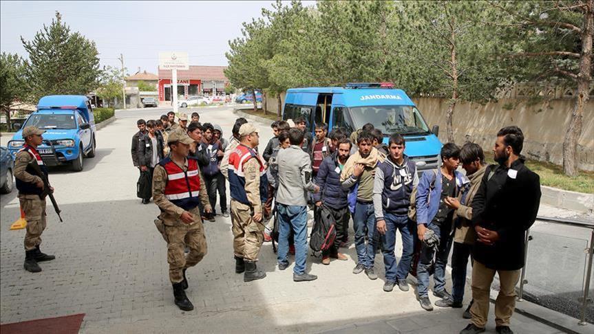Over 330 undocumented migrants held across Turkey