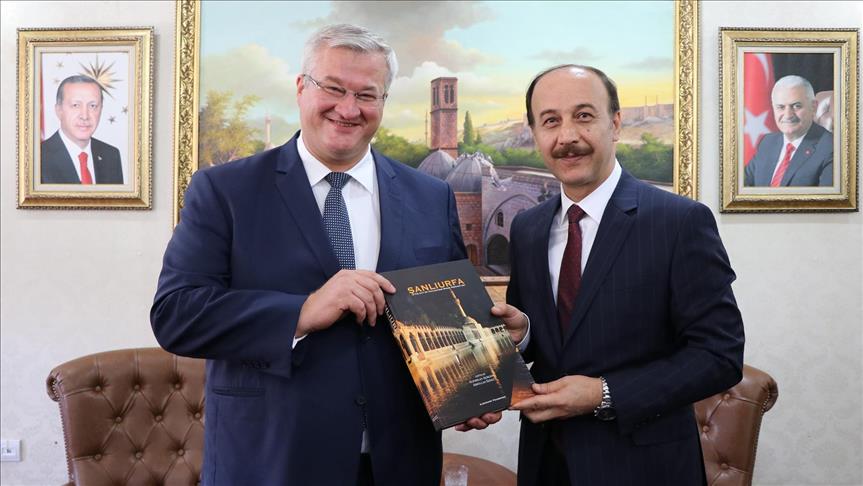 Ukrayna Büyükelçisi Sybiha'dan Göbeklitepe'ye davet 