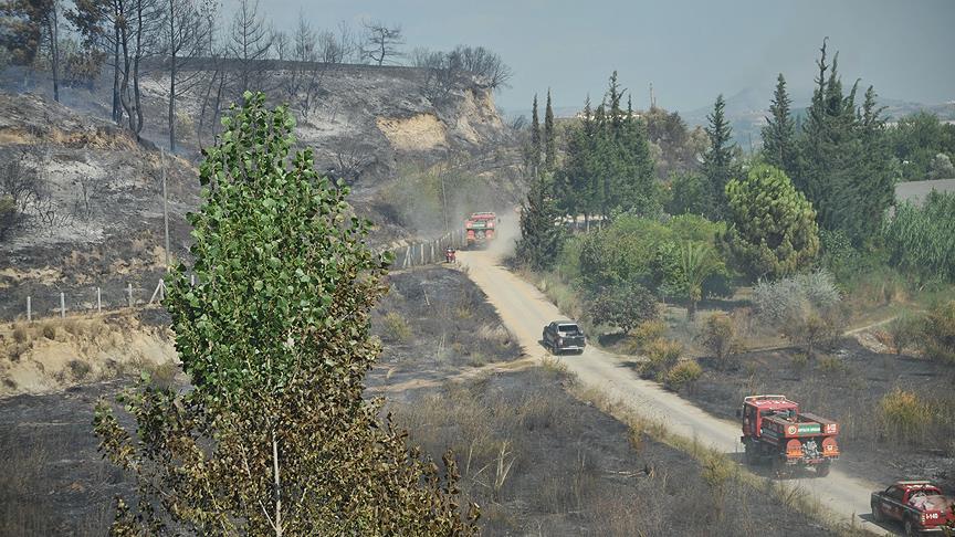 Antalya'daki orman yangını kısmen kontrol altına alındı
