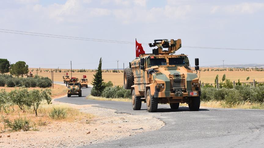 Turkish army conducts 18th round of patrols in Manbij 